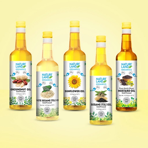 Organic Wood Cold Pressed Oils combo- Pack of 5